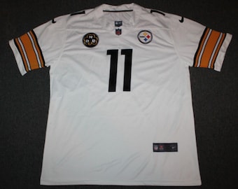 NFL Fútbol Pittsburgh Steelers Chase Claypool #11 Jersey cosido 3XL Nike Blanco
