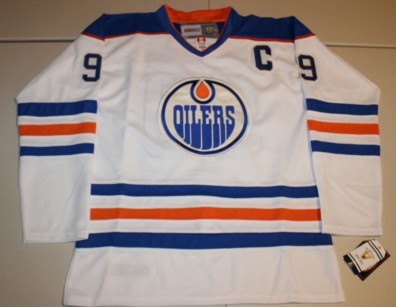 Lostboysvintage Vintage 1990s Edmonton Oilers NHL #01 Blank Hockey Jersey / Sportswear / Embroidered / Athleisure / Vintage Oilers / Streetwear