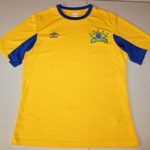 Brazil Brasil Vintage 90s Umbro Soccer Jersey Yellow & Green Uniform World  Cup Kit Printed Logos Size Men's Large FREE SHIPPING -  Portugal