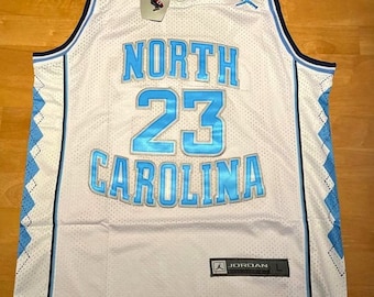 NCAA バスケットボール ノースカロライナ タールヒールズ マイケル ジョーダン #23 ジャージ ラージ ホワイト