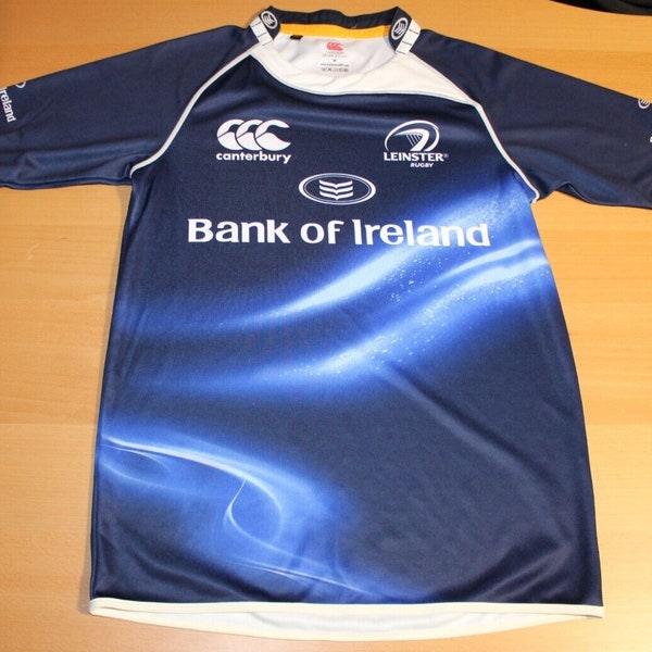 Leinster Rugby Union Team Jersey Shirt Top Trikot Medium Canterbury Blue