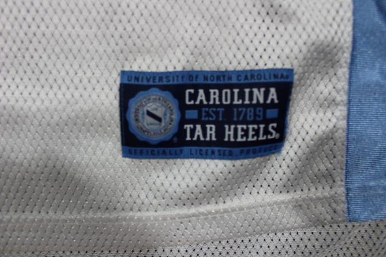 NCAA Vintage North Carolina Tar Heels #4 Fotbollströja Sydd Stor Foot Locker bild 2