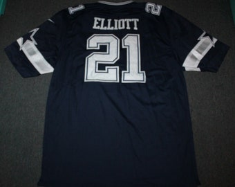 NFL Football Dallas Cowboys Ezekiel Elliott #21 genähtes Trikot 3XL Nike OnField