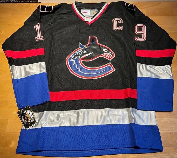 Markus Naslund Signed Jersey Naslund Canucks Jersey NHL Hockey