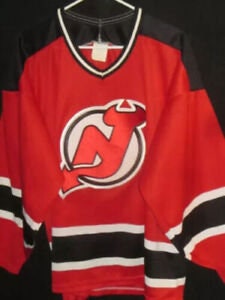 2017 NHL New Jersey Devils Hockey Crew Neck Sweatshirt Black adidas Size XL