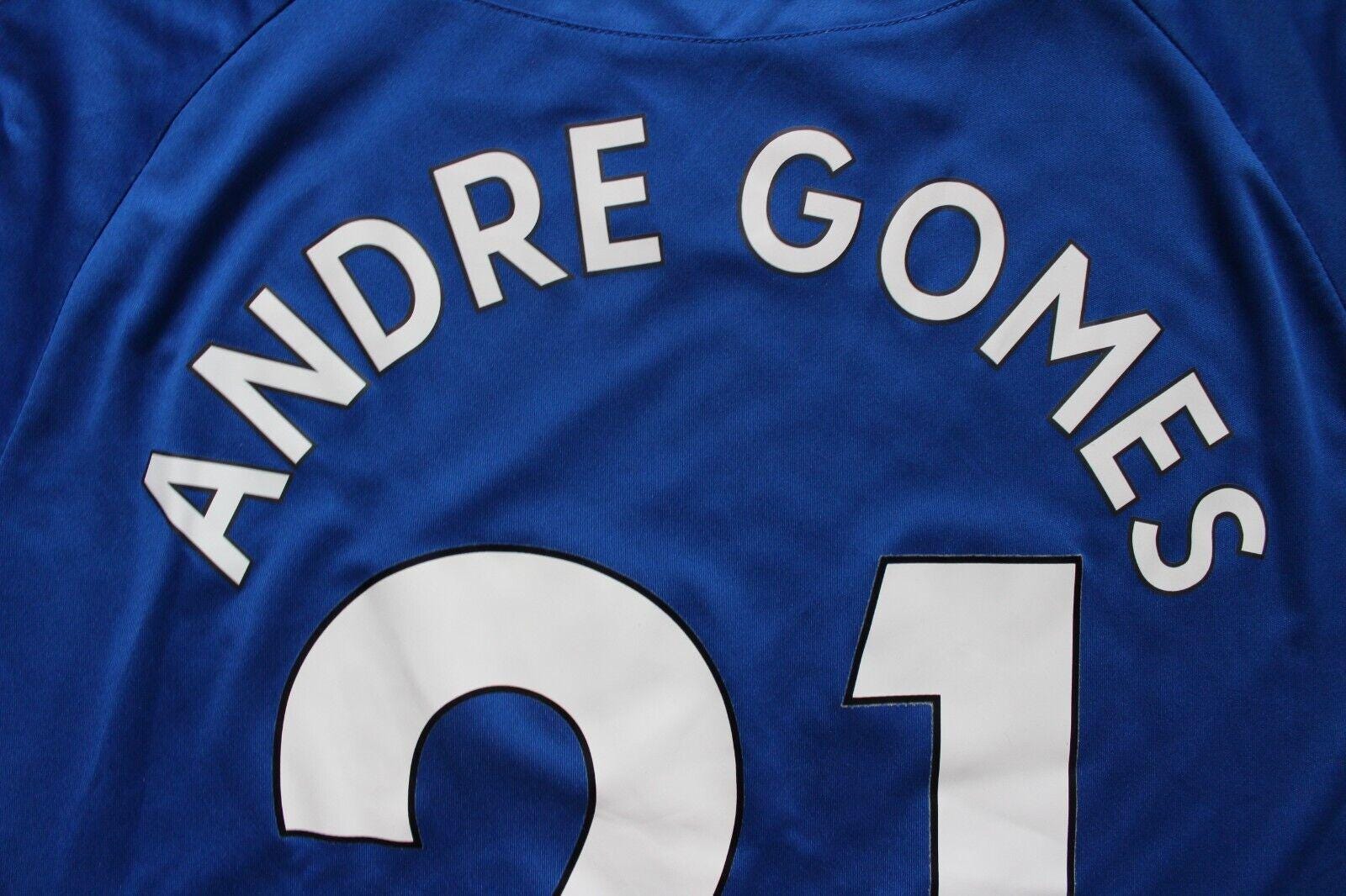 2020-2021 Everton Football Club André Gomes #21 Jersey Shirt Small