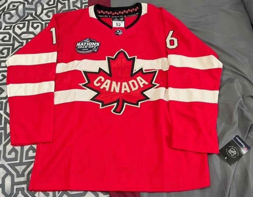 Team Canada Nations Face-off Hockey Mitch Marner #16 Jersey
