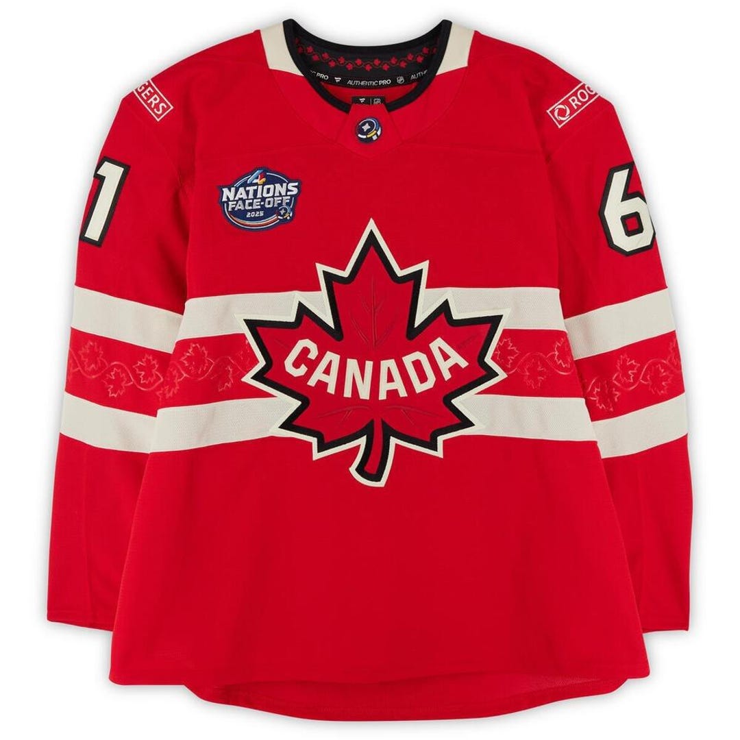 Team Canada Nations Face-off Hockey Mark Stone #61 Jersey XL Red