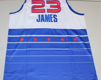 2006 NBA All-star Game East Team Lebron James Sewn Jersey