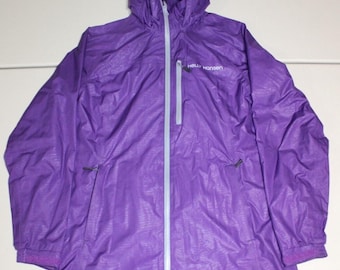 Helly Hansen Rain Long Belfast-regenjas dames regenjas medium paarse parka