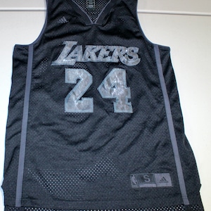 NBA Basketball Los Angeles Lakers Kobe Bryant #24 Sewn Jersey Small adidas Black (*Free Shipping in USA & Canada**)(Give me your Best Offer) image 1