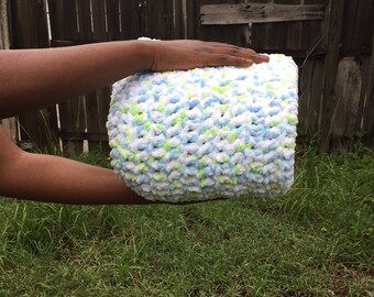 Baby Blanket Pattern // Crochet Pattern // Crochet Baby Blanket // Blanket Pattern // Earth Blanket // Photo Prop// Handmade Blanket