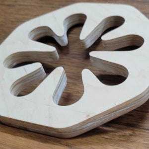 Grille de brûleur jouet en bois, fabriquée aux États-Unis, mise à niveau de la cuisinière et accessoire de la table de cuisson pour enfants (sans ponçage ni finition)