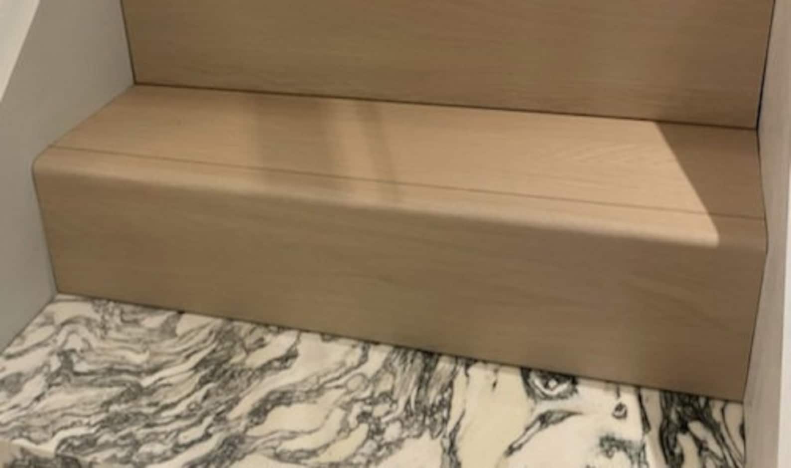 Flooring Stair Tread Profile Sample: Vinyl, Laminate, LVP, LVT - Etsy