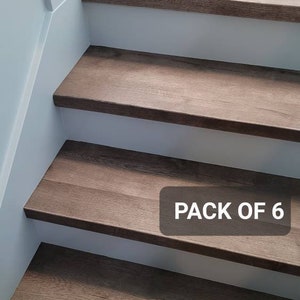 Custom Flooring Stair Nose - Flush Tread - EXACT match to flooring.  Msg for Custom Quote. (Pictured: Costco's Mohawk Home, Torrey Oak)