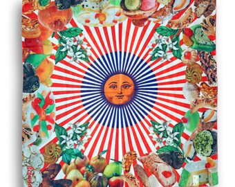 Scarf, bandana, foulard "DOLCEZZE DI SICILIA"