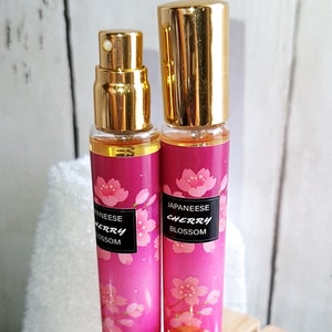 Japanese Cherry Blossom Body Oil Premium Fragrance Spray, Best Quality Spray, Uncut Fragrance Oils Unisex, 1 Perfume Bottle