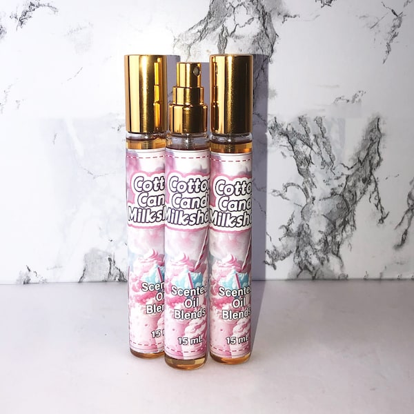 Cotton Candy Milkshake Body Oil Spray, Vanilla Sugar on a Stick, Small Thank You Gift, Birthday Gift for Best Friend Female,  Roommate Gift