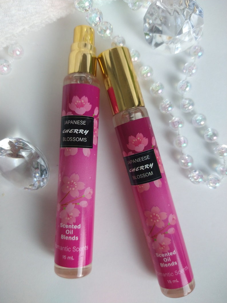 Japanese Cherry Blossom Body Oil Premium Fragrance Spray, Best Quality Spray, Uncut Fragrance Oils Unisex, 1 Perfume Bottle