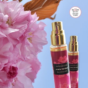 Japanese Cherry Blossom Body Oil Premium Fragrance Spray, Best Quality Spray, Uncut Fragrance Oils Unisex, 1 Perfume Bottle