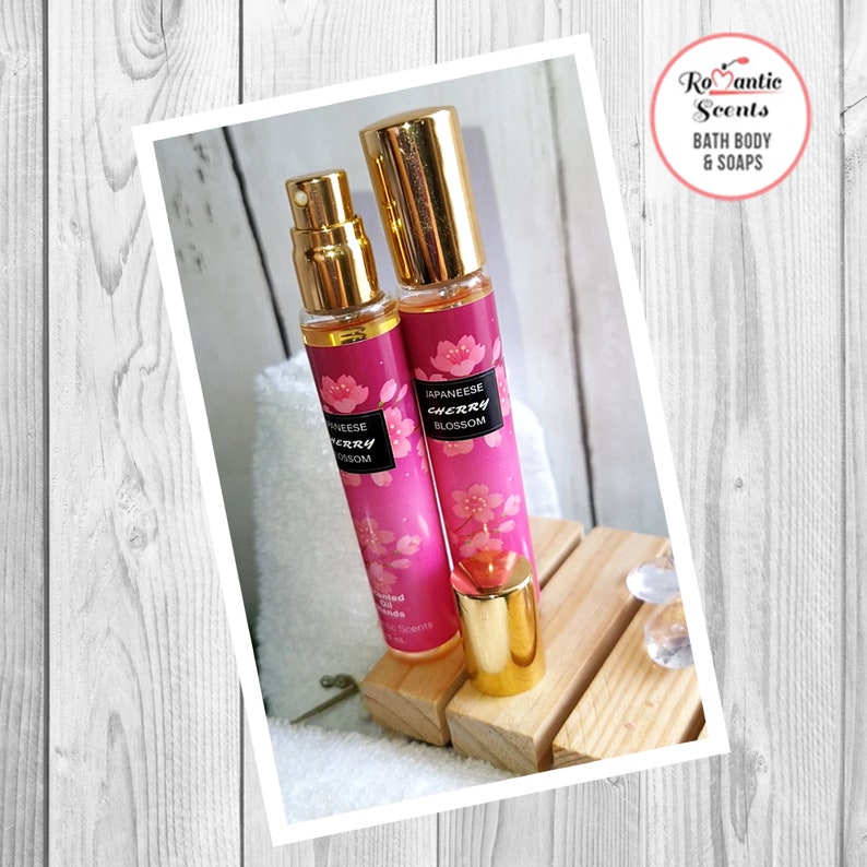 Japanese Cherry Blossom Body Oil Premium Fragrance Spray, Best Quality Spray, Uncut Fragrance Oils Unisex, 1 Perfume Bottle