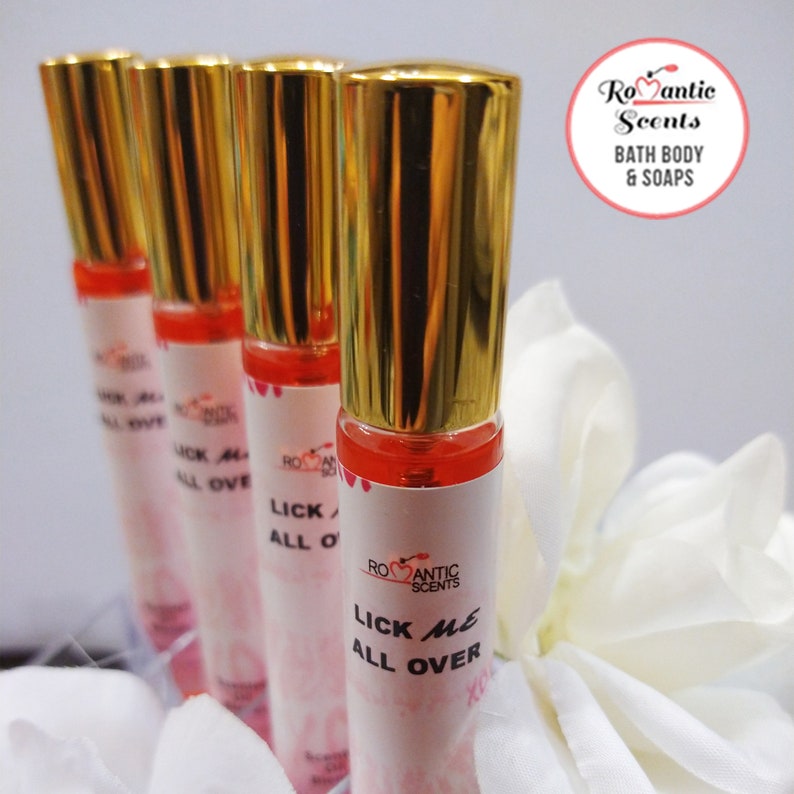 Lick Me All Over Body Oil ROMANTIC SCENTS, Best Quality Spray, Premium Quality Oils, Pure Oils, Uncut Fragrance Oil Unisex, 1 Perfume Bottle