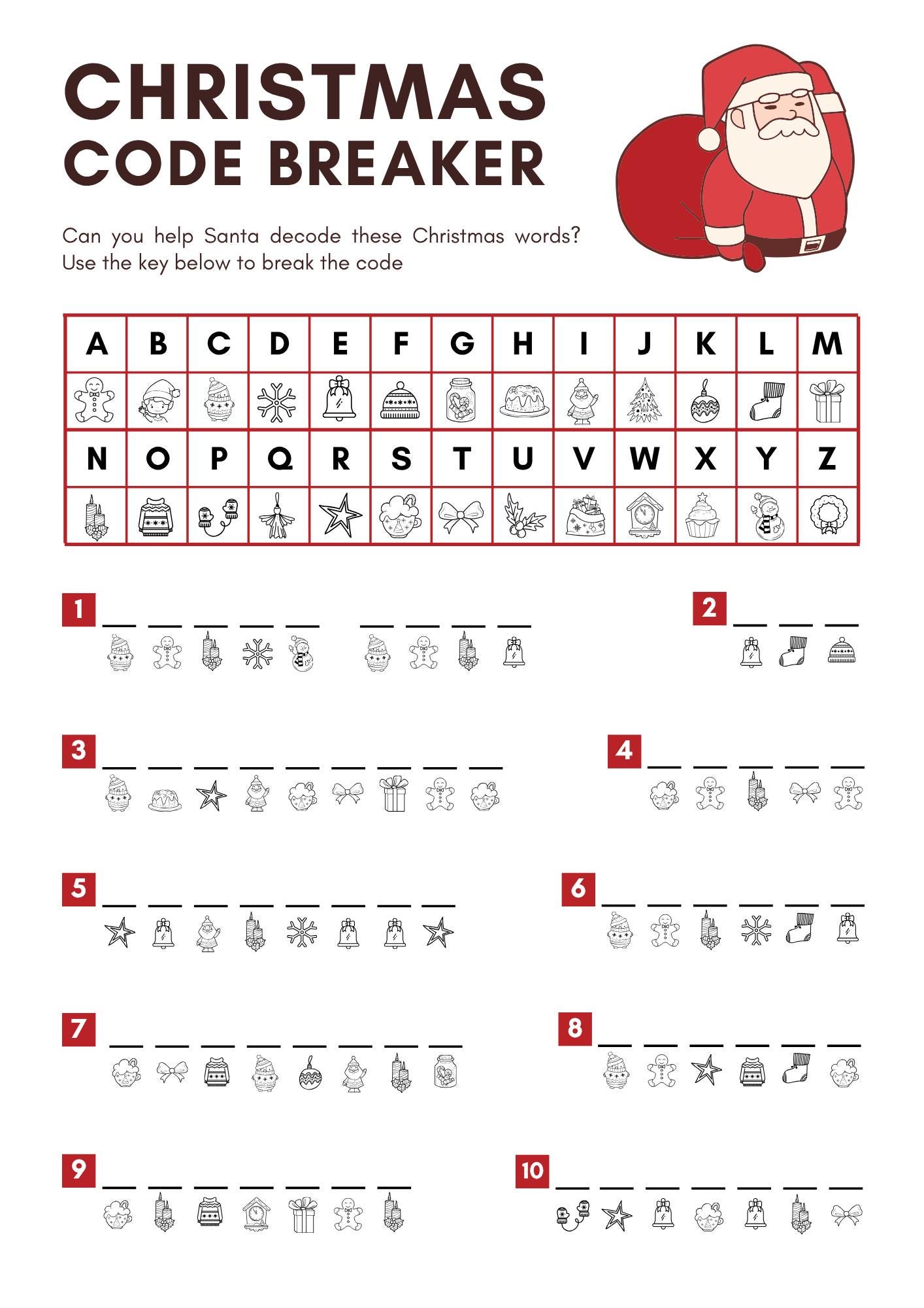 Printable Christmas Games Bundle | Editable | Mazes, Bingo Cards ...