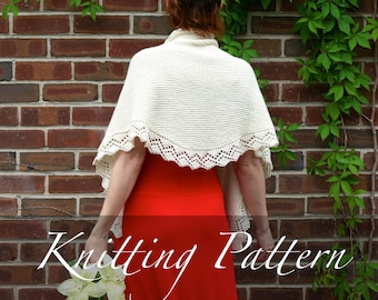 Alpine Lace Shawl Knitting Pattern: Vintage Inspired, Oversized (PDF Pattern)