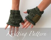Apocalyptic Fingerless Gloves Knitting Pattern – Arm Warmers (PDF Pattern)