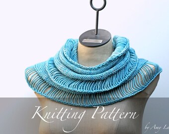 Knitting Pattern - The Beau Cowl - Cowl Pattern - Scarf Pattern - Double Wrap Cowl - Infinity Scarf - Merino Scarf - Women Knit Cowl Pattern