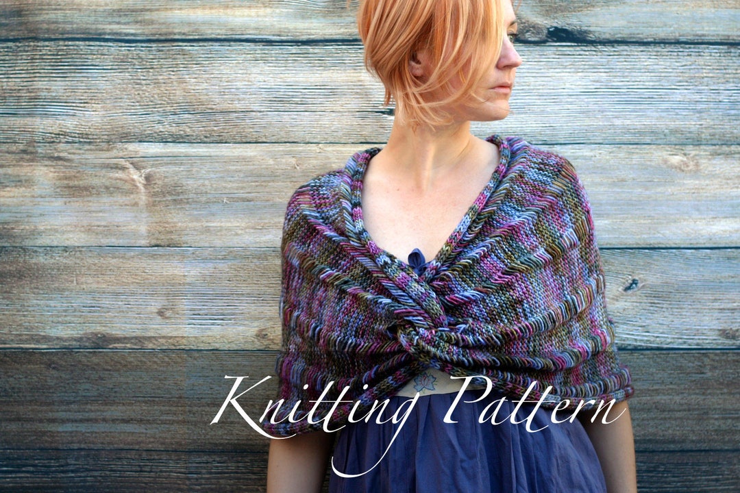 Claddagh Wrap Knitting Pattern – Women's Infinity Shawl, Boho Lace (PDF ...