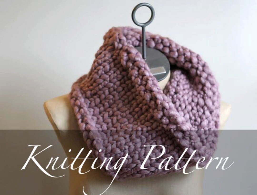 Cobblestone Cowl Knitting Pattern: Super Bulky, Beginner Friendly (PDF ...