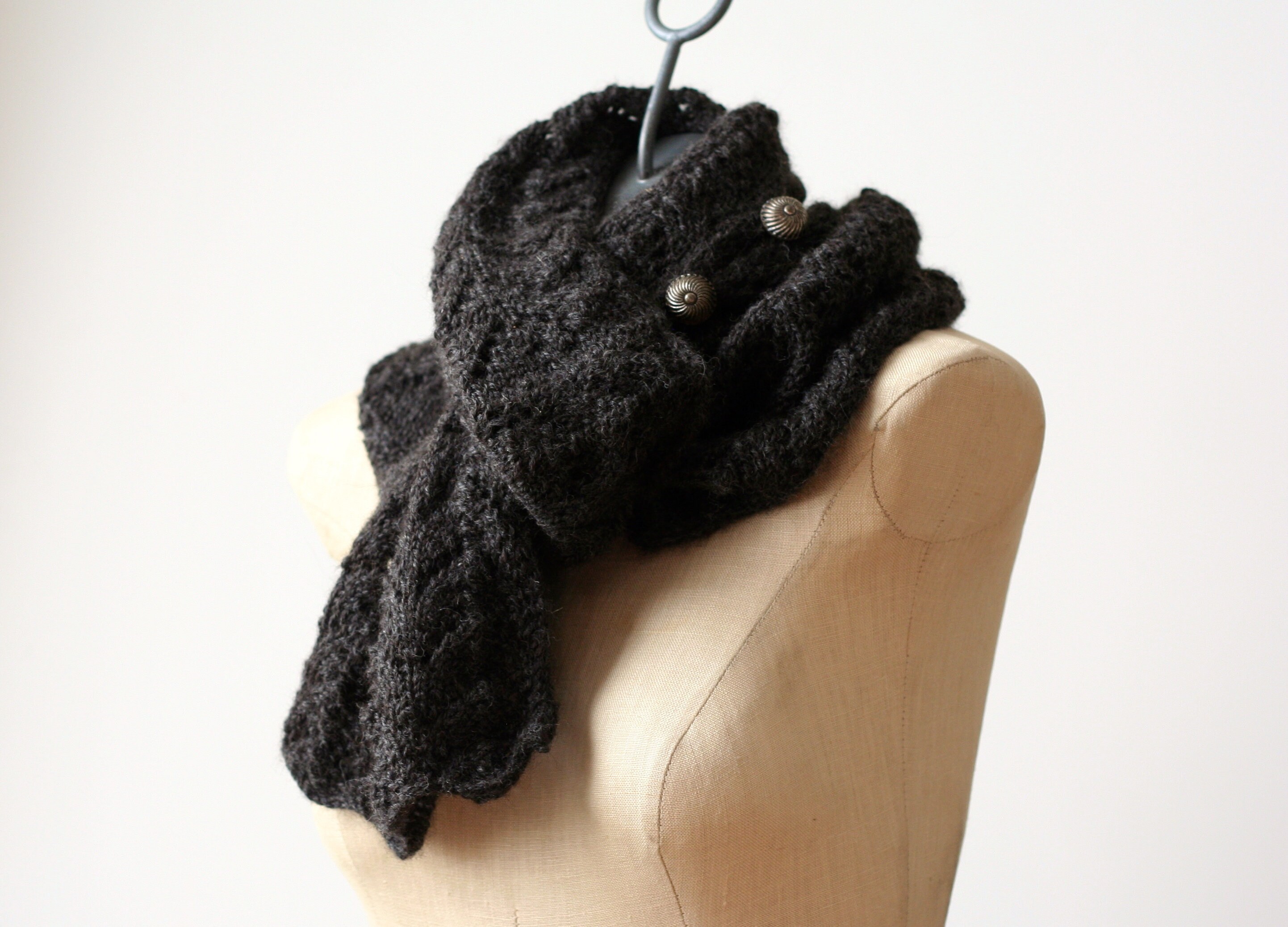 Onyx Cozy Acrylic Woolen Shawl main image 0