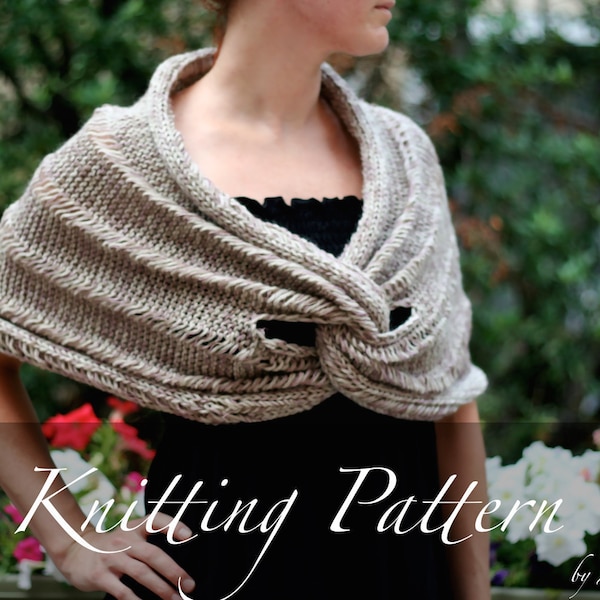 Knitting Pattern - The Claddagh Wrap - Women Shawl Pattern - Wedding Shawl - Fall Knitting - Knit Shawl - Bridal Shawl - Lace Shawl - Boho