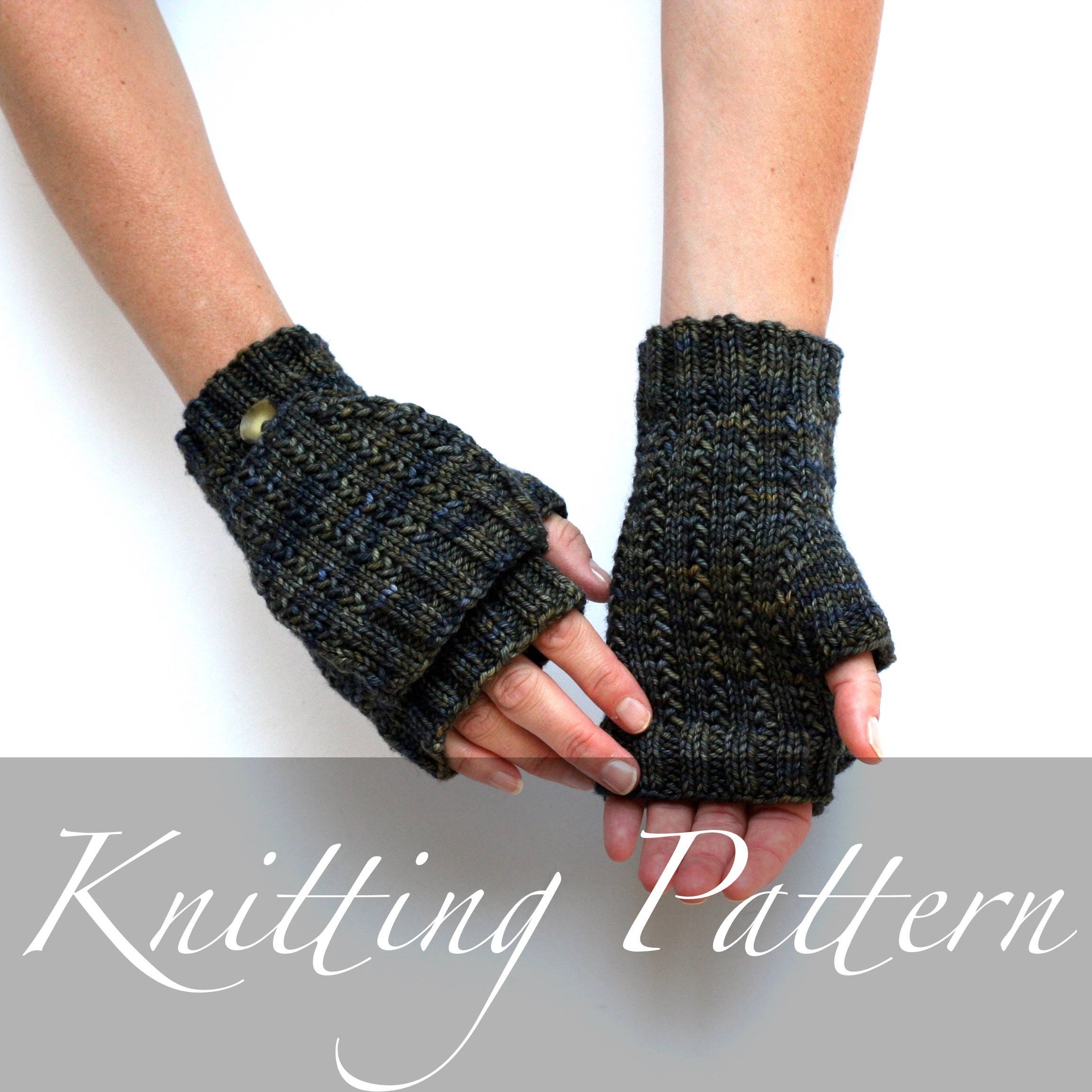 Knitting Pattern Cliffs of Moher Mitts Fingerless Gloves Pattern Knit