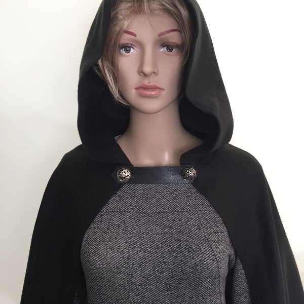 Medieval Renaissance Cloak Hood Cape Pattern Large And X Large