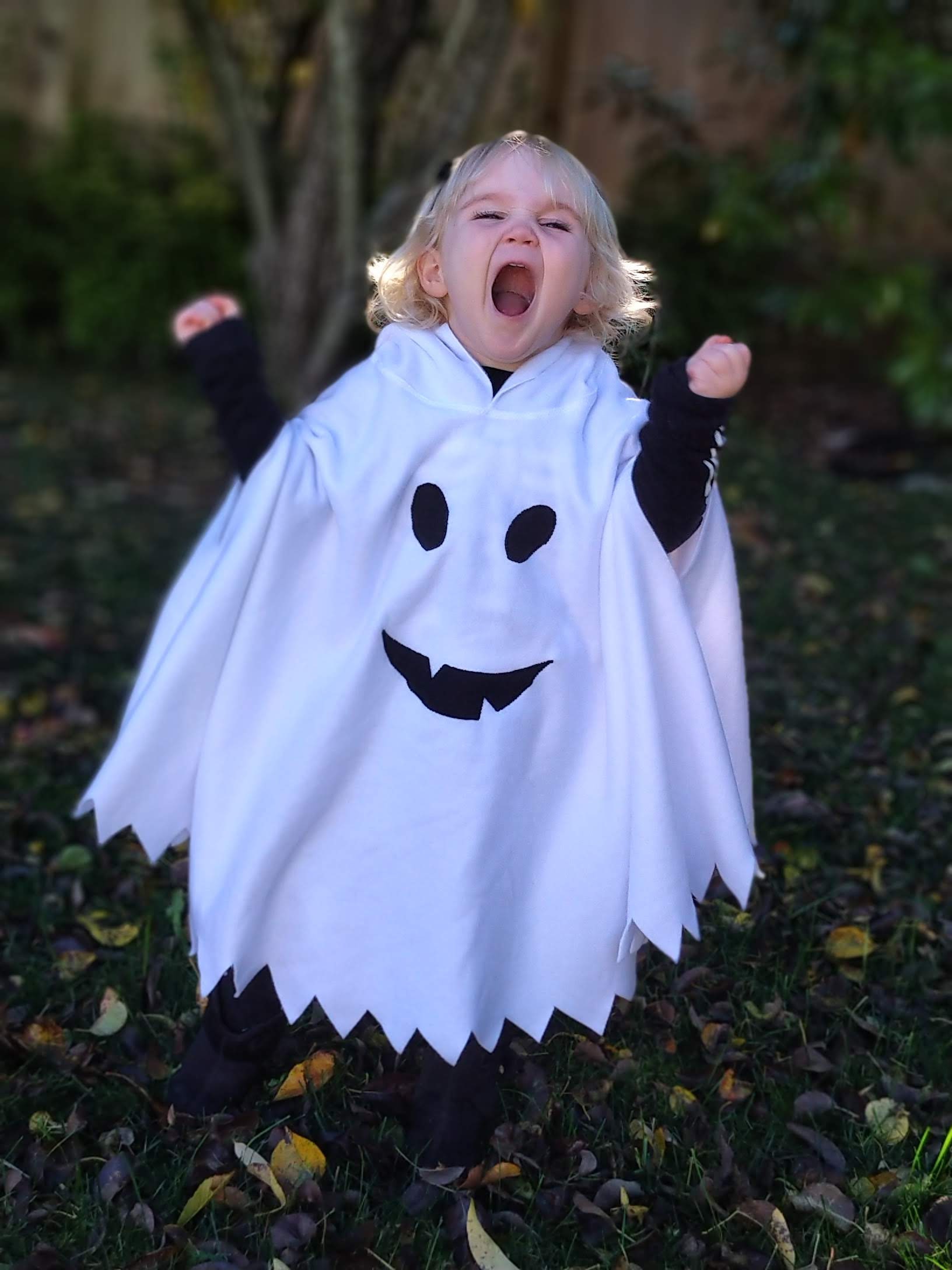 Ghost Hooded Cape Cloak Poncho Child Toddler Adult Halloween - Etsy UK