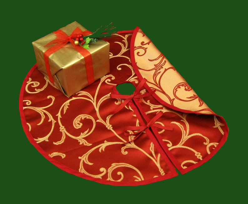 Christmas Tree Skirt Tree Skirt Handmade Christmas Ornament Etsy