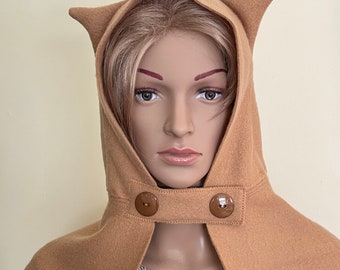 Korok Hooded Cape Cloak, TLOZ, Halloween Costume, Adult Child Toddler, Role Playing