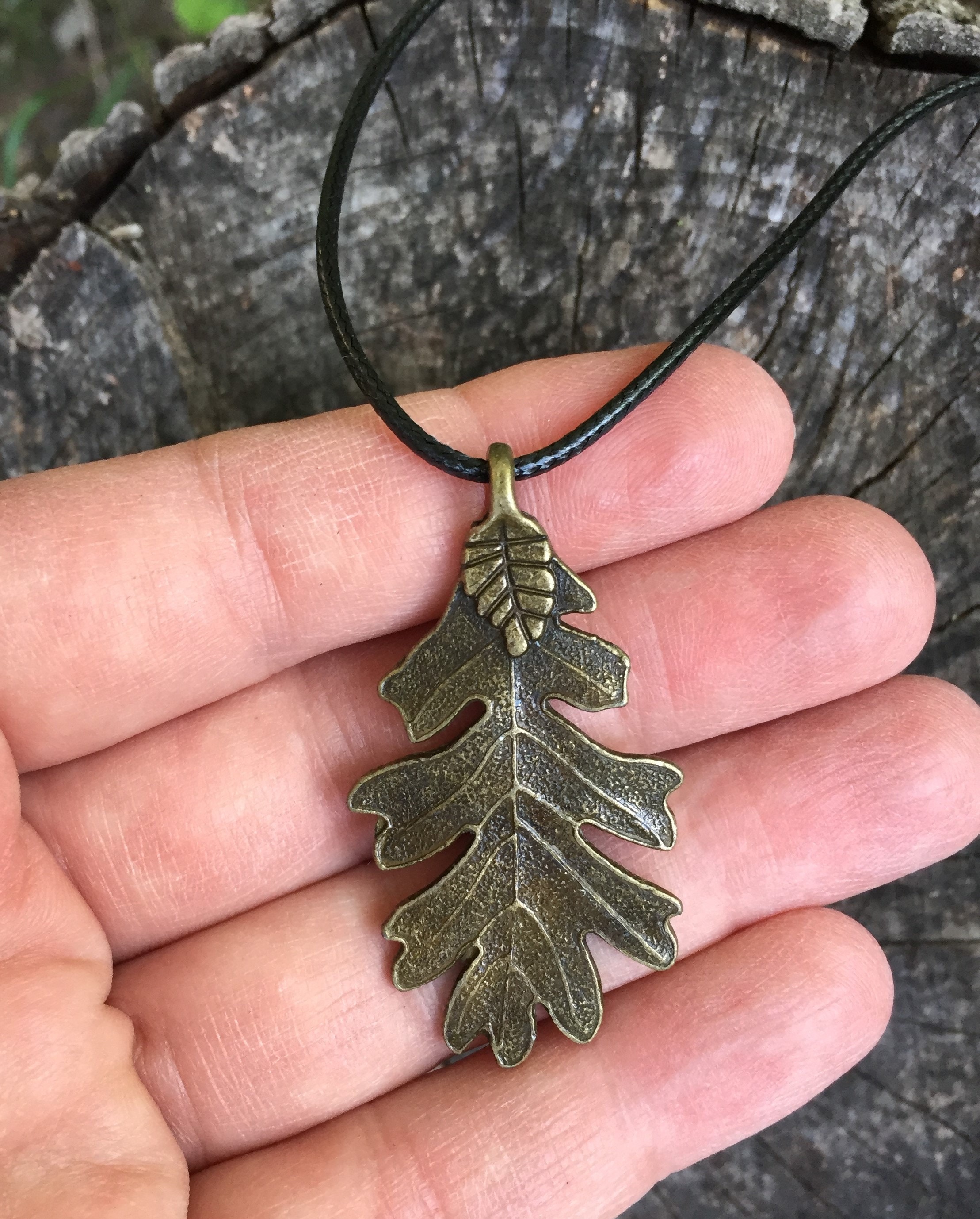 Small Leaf Necklace for Women