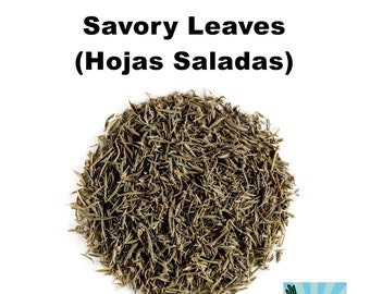 Savory Leaf Cut & Sifted. Savory Spice Leaves. 2 oz, 8 oz, 1 lb.