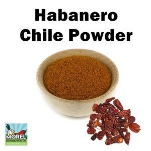 Habanero Chile Powder - Ground Habanero Pepper 4 oz, 1 lb, 2 lbs, 5 lbs, 10 lbs.