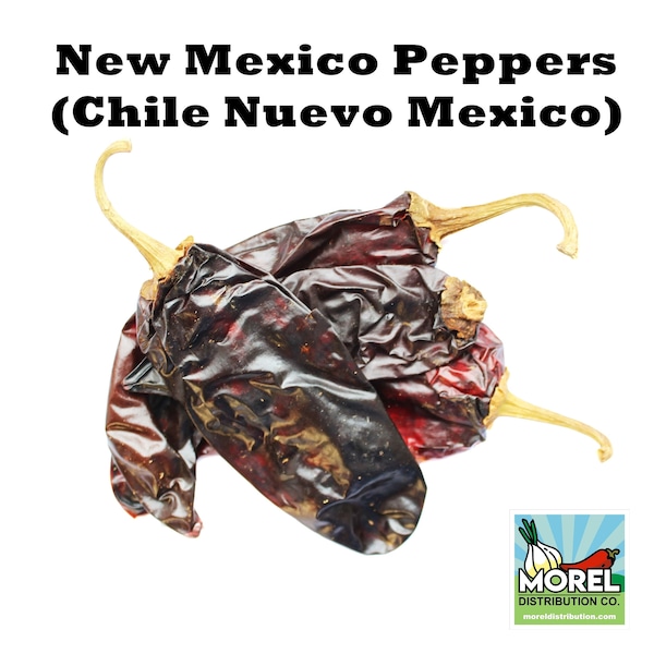 Dried Hatch New Mexico Chile Pepper, Red Chili Pods. 4 oz, 8 oz, and 1 lb