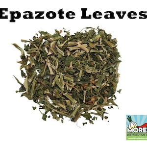 Dried Epazote Leaves and stems, Hojas de Epazote con ramas, Natural Mexican Herbs 2 oz and 4 oz