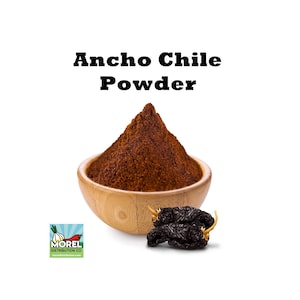 Ancho Chile Powder, Ancho Chili Ground 4 oz, 1 lb, 2 lbs, 5 lbs, and 10 lbs.