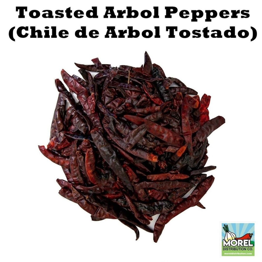 Toasted Chile De Arbol, Chile De Arbol Tostado. 4 Oz, 1 Lb, 2 Lbs, 5