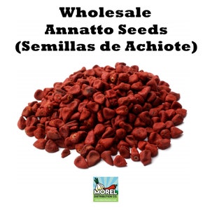 Whole Annatto Seeds, Semillas de Achiote, Bixa Orellana. 2 lbs, 5 lbs, and 10 lbs. image 1