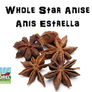 Star Anise Seeds or Star Anise Pods (Anis Estrella) (2 Lbs, 5 Lbs, and 10 Lbs)