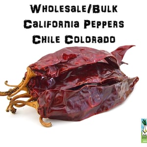 Dried California Chile Pepper (Chile Colorado) / Weights: 1 Lb, 2 Lbs, 5 Lbs, and 10 Lbs!