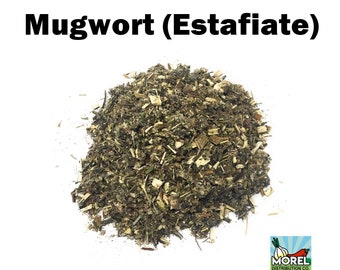 Dried Mugwort Herbal Tea, Estafiate Te, Artemisia Lose Leaves. 2 oz and 4 oz